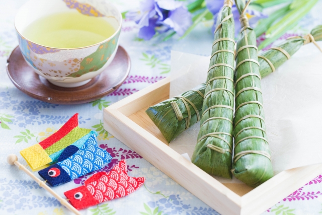 ちまきと鯉のぼりのイメージ